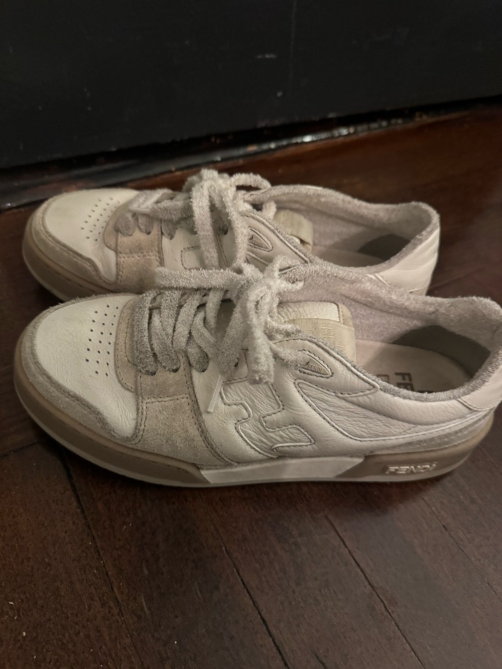 Fendi women’s white sneakers